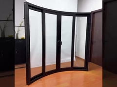 Porte scorrevoli in vetro su misura con vetro doppio temperato per la partizione dei balconi