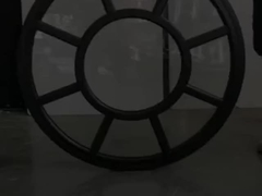 Rivestimento in polvere Finestre circolari in alluminio a prova di vento Finestre di alluminio rotonde personalizzate